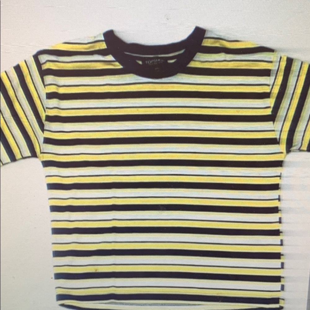Striped Kids Shirt - Yellow and Black